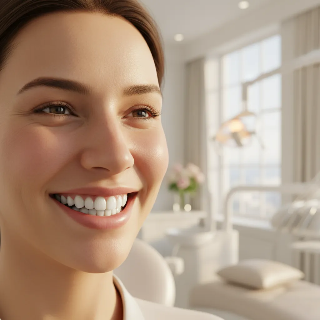 Patient souriant avec prothèse dentaire amovible Bô Sourire Rabat