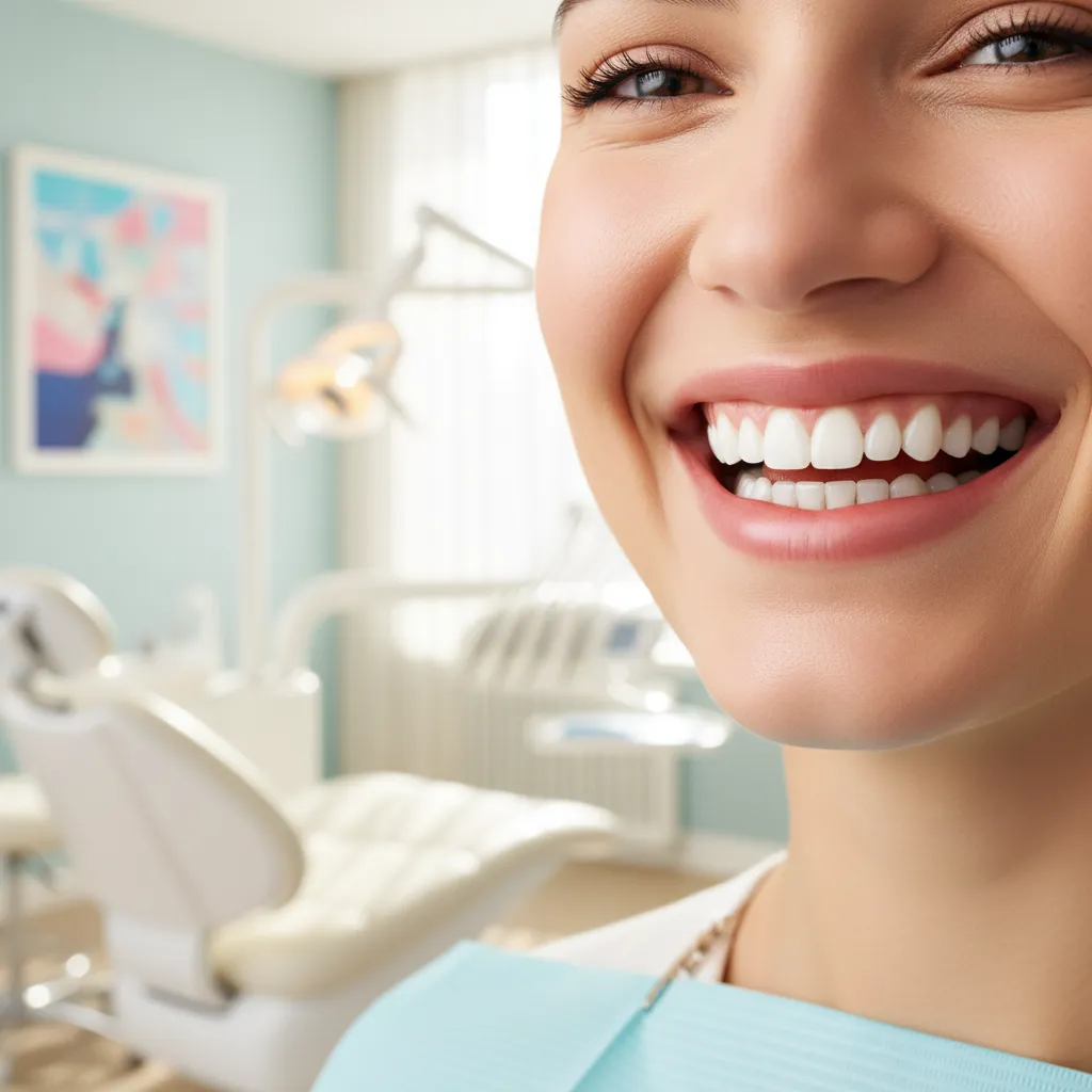 Patient souriant après une greffe gingivale réussie à la clinique Bô Sourire Agdal