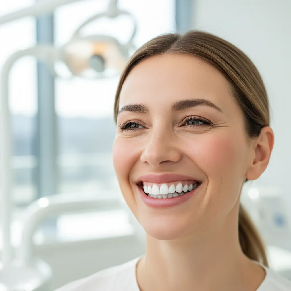 Sourire éclatant d'un patient satisfait après la pose d'implants dentaires chez Bô Sourire Agdal